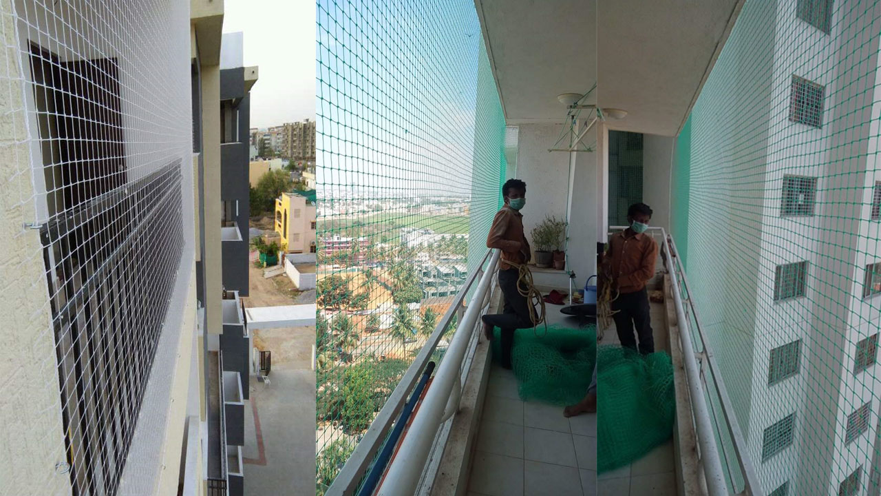 Balcony Safety Nets In Fatima nagar