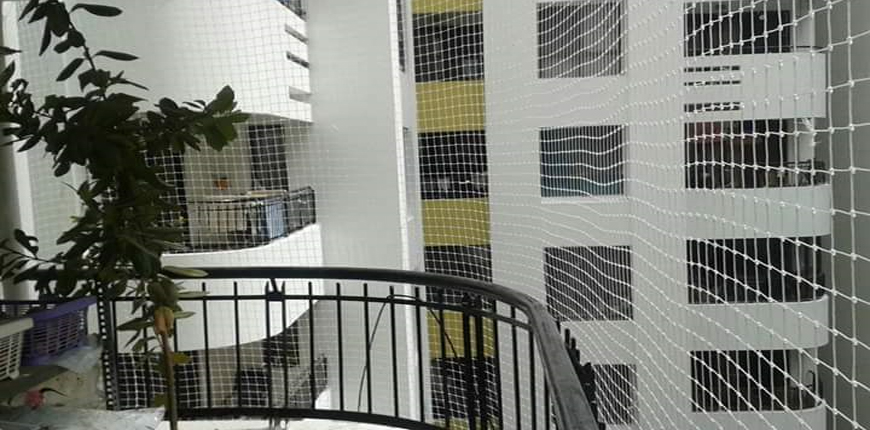 Balcony Safety Nets in Pune railway station